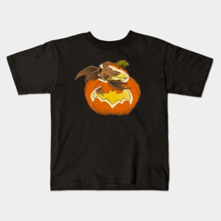 Pumpkin Bat Kids T-Shirt